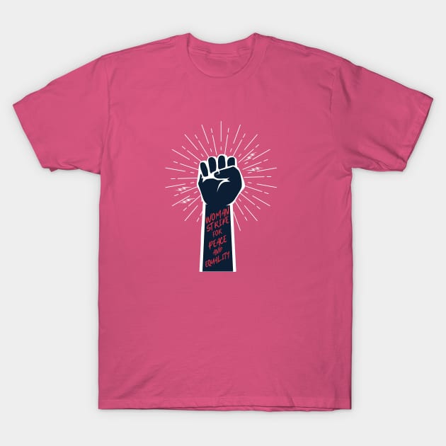 Womens Rights T-Shirt by Grade Design